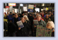 Demo gegen Straenausbaubeitrge in Bnde 22.11.2018